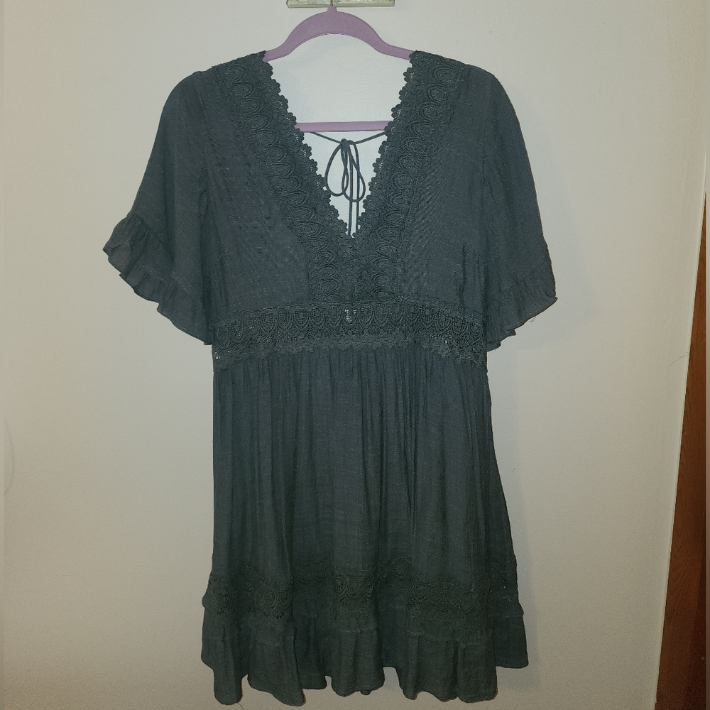 Wishlist Apparel Lace-Trimmed Dress - Picture 3 of 5